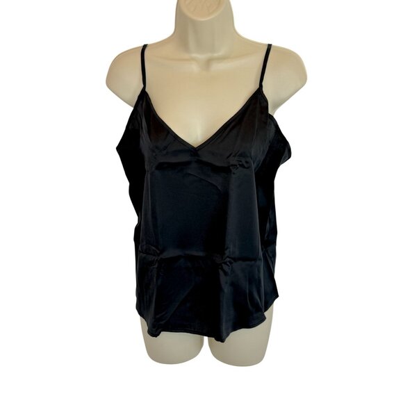Ettitude Sateen Cami in Onyx Black NWT - Size XS - Picture 2 of 7